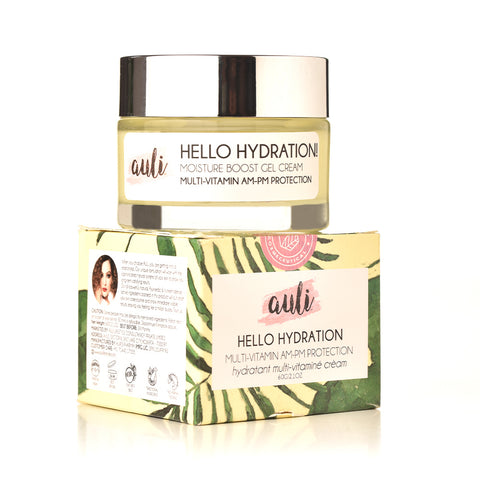 Auli Hello Hydration Multivitamin Gel Cream | With Licorice and Fenugreek | For all skin types | Anti-ageing, Hydrating, Glowing | 60g