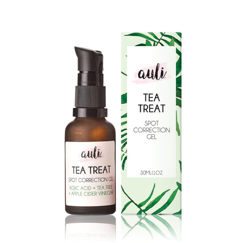 Auli Spot Correction Gel | Tea Treat | Kojic Acid and Tea Tree Oil | For all skin types | 30ml