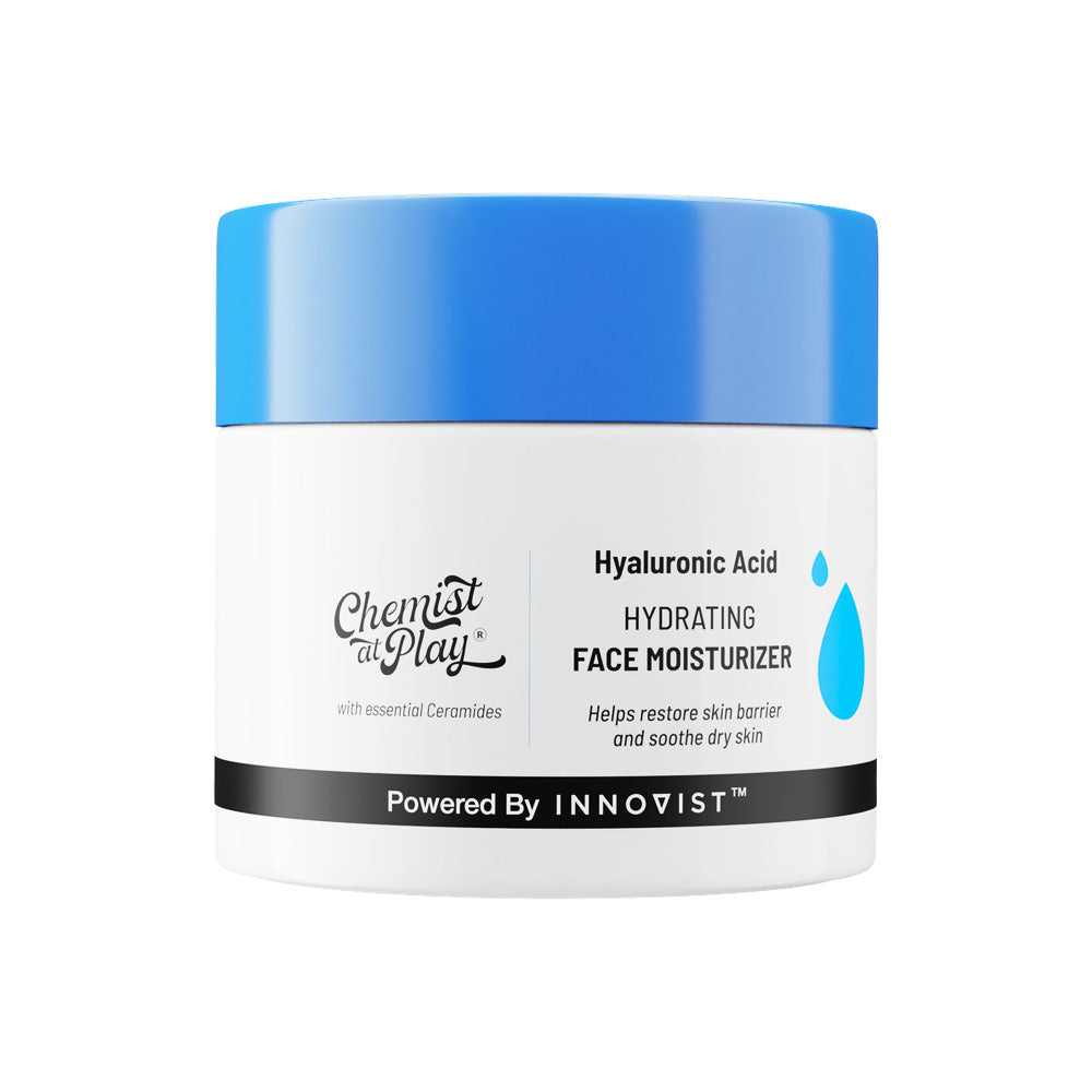 Chemist at Play Hydrating Face Moisturiser| Polyglutamic Acid | Intense Hydration & Moisturisation | Mineral Oil & Silicone Free | 50 gm