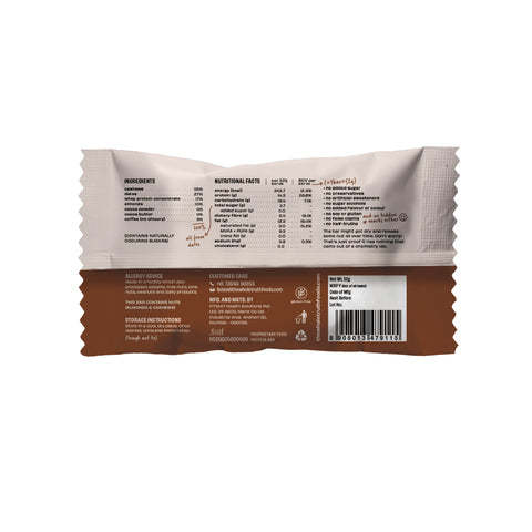 The Whole Truth - Protein Bars - Coffee Cocoa - Pack of 6 (6 x 52g) - All Natural - No Added Sugar