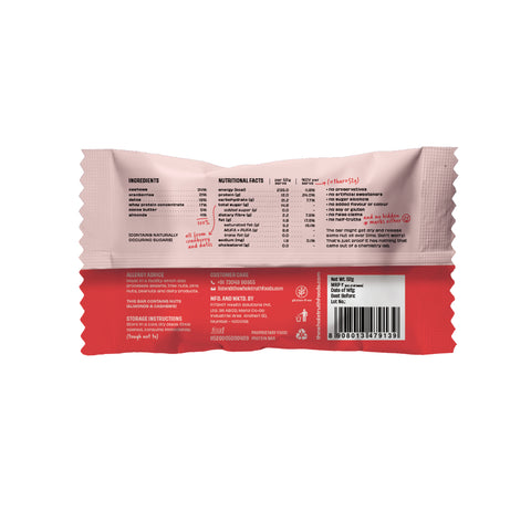 The Whole Truth - Protein Bars - Cranberry - Pack of 6 (6 x 52g) - No Added Sugar - All Natural