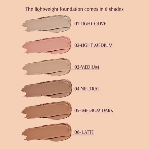 Glam21 Blendable Tube Foundation | Hides Skin Imperfections, Dark Spots, Fine lines | Lightweight | Suitable for All | 6 Shades Match Indian Skin Tones | 50gm-04-Neutral-50gm