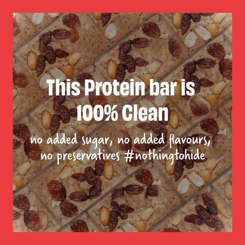 The Whole Truth - Protein Bars - Cranberry - Pack of 6 (6 x 52g) - No Added Sugar - All Natural