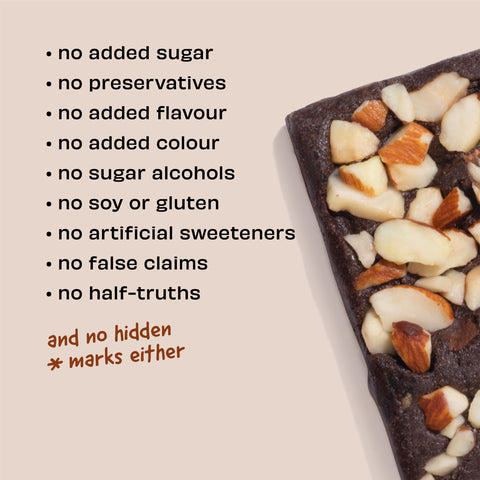 The Whole Truth - Protein Bars - Coffee Cocoa - Pack of 6 (6 x 52g) - All Natural - No Added Sugar