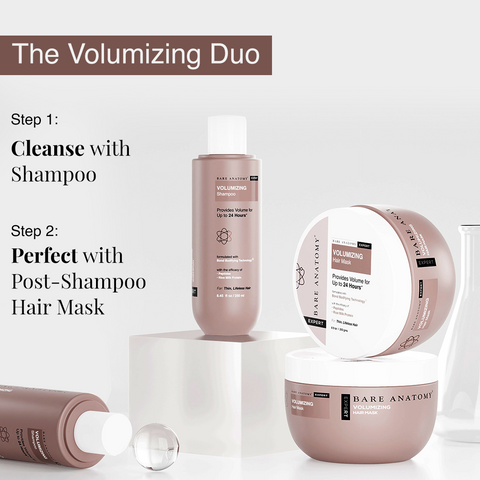 Bare Anatomy Expert Volumizing Hair Shampoo for Thicker, Fuller and Healthy Hair, 250 ml