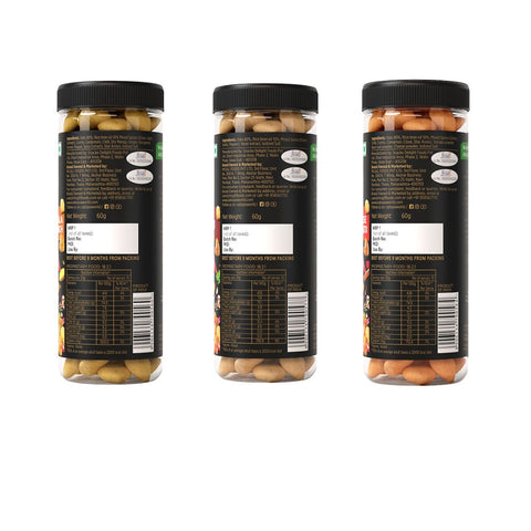 Eatopia Superfood Oat Bites - 2 BBQ + 2 Cheese Tomato + 2 Masala Crunch  - Pack of 6