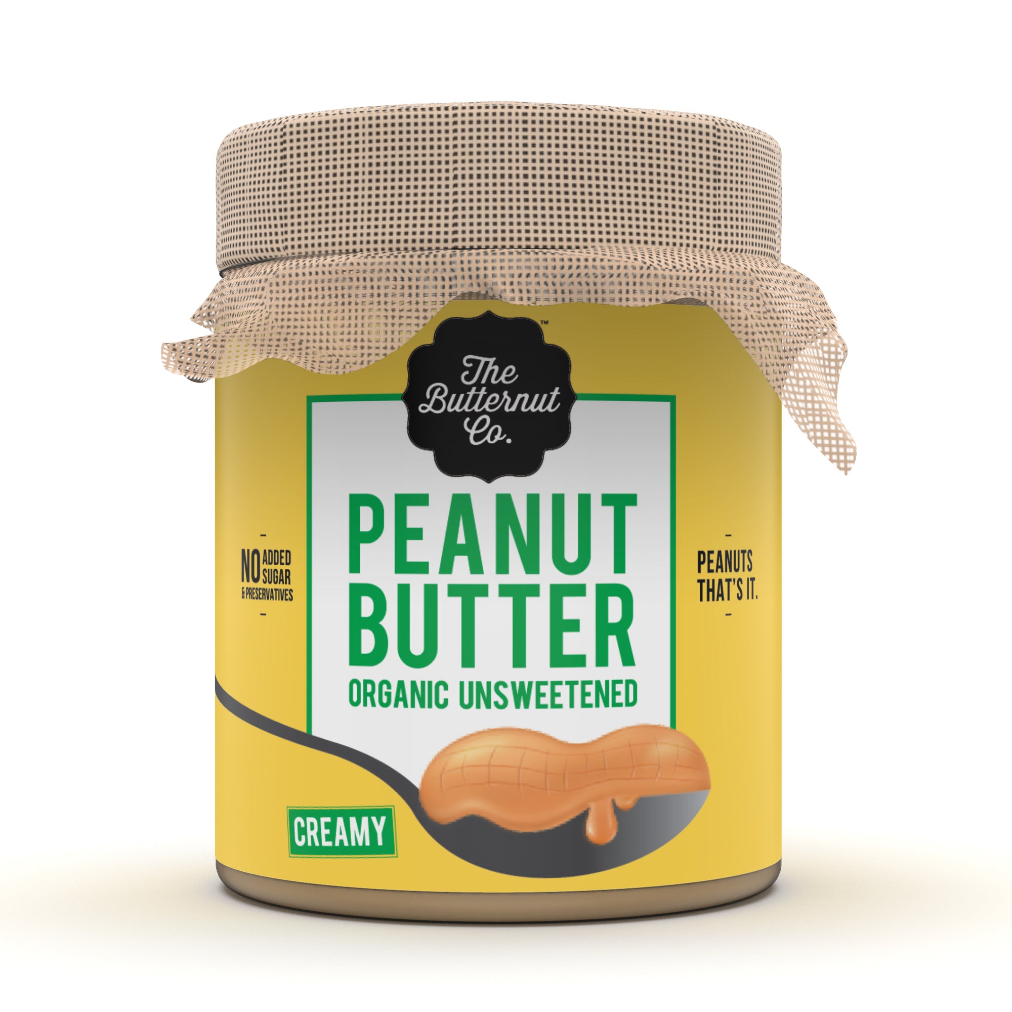 The Butternut Co. Organic Unsweetened Peanut Butter