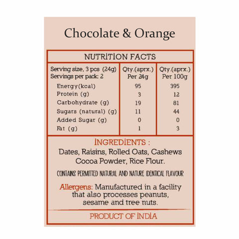 The Butternut Co. Energy Balls Chocolate And Orange 288 gms