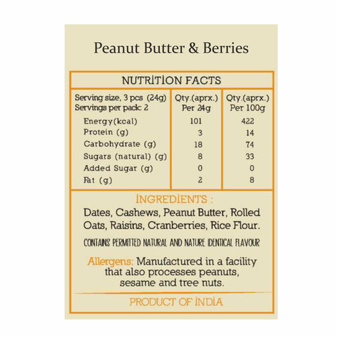 The Butternut Co. Energy Balls Peanut And Berries 288 gms