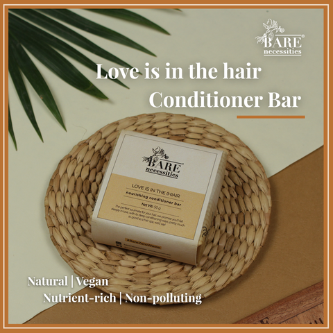 Bare Necessities Love is in the Hair Conditioner Bar | Anti Frizz