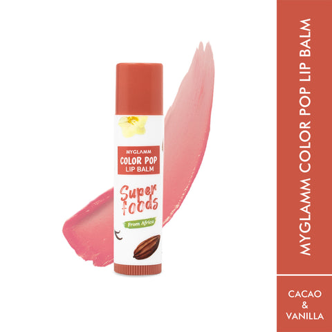 MyGlamm Color Pop Lip Balm-Cacao & Vanilla -4.6gm