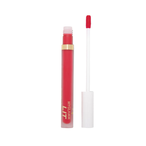 MyGlamm LIT Liquid Velvet Matte Lipstick-Lover-3ml