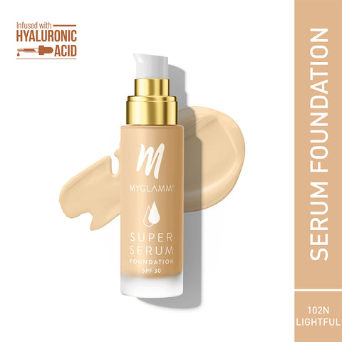 MyGlamm Super Serum Foundation-102N Lightful-33gm