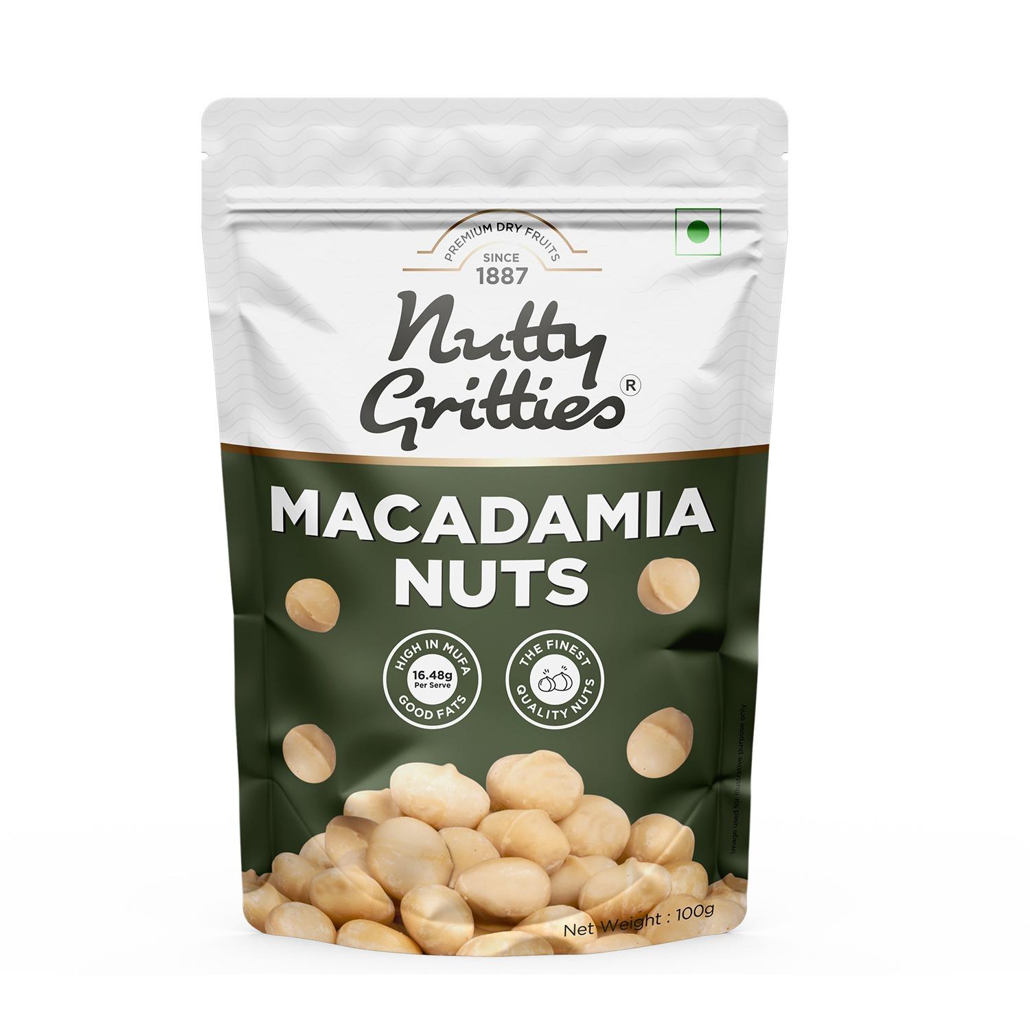 Nutty Gritties Macadamia Nuts - 100g