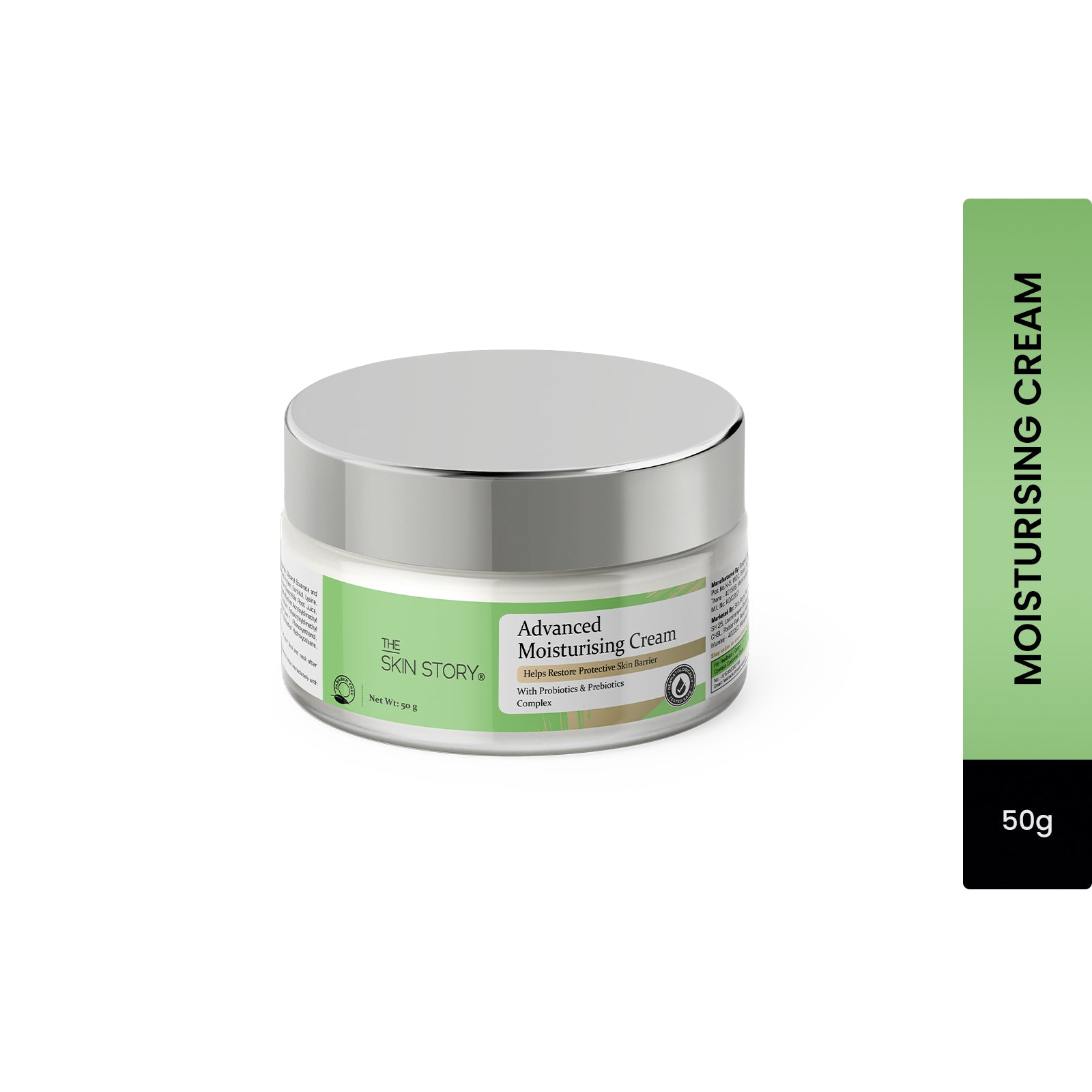 The Skin Story Advanced Repair Moisturising Cream For Dry Skin |Light Weight |Face Moisturiser for Women|Non Oily Moisturiser | Prebiotics & Probiotics Complex | 50g