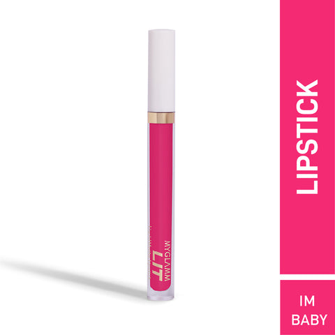 MyGlamm LIT Liquid Matte Lipstick-I'm Baby-3ml