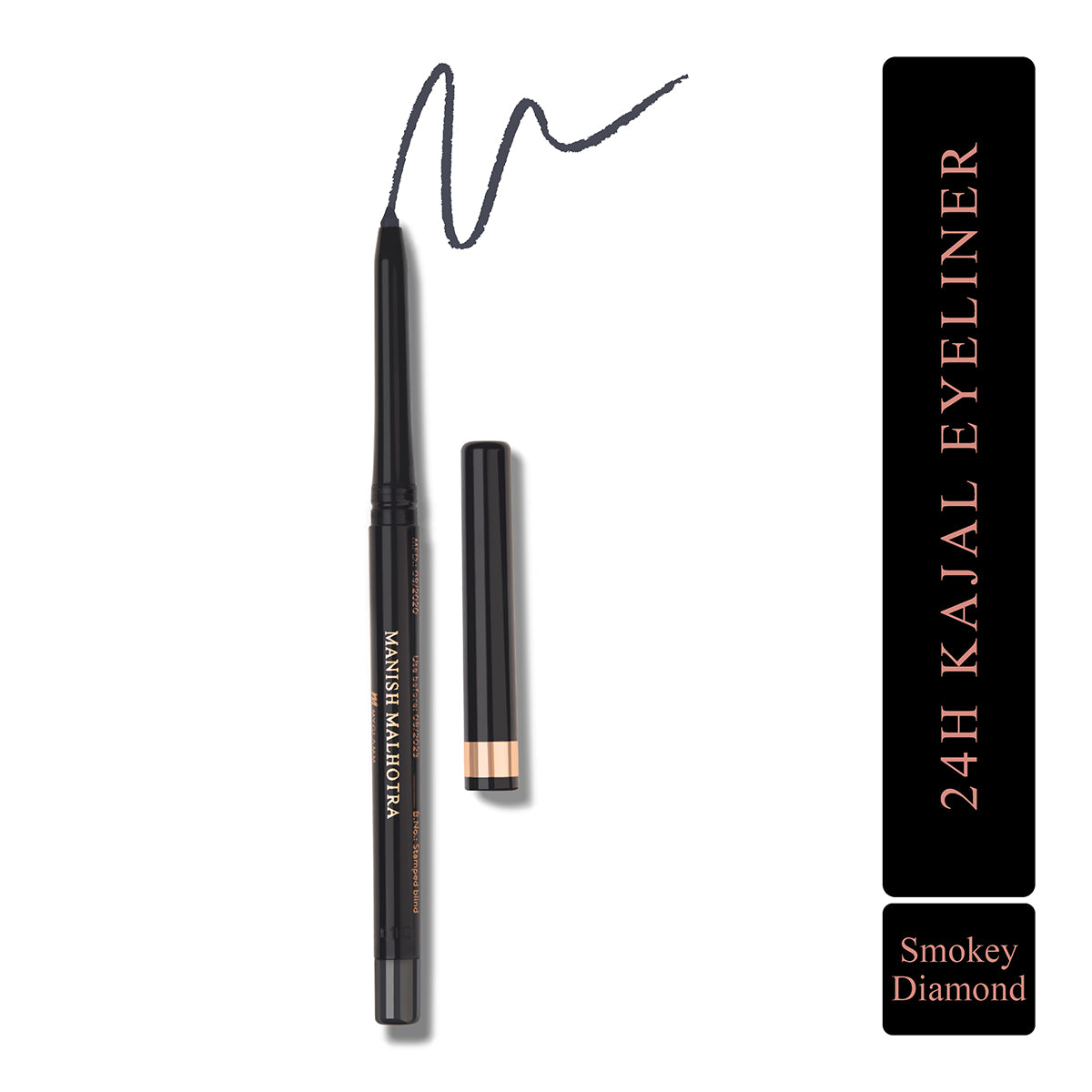 Manish Malhotra Beauty By MyGlamm 24H Kajal Eyeliner-Smokey Diamond-0.35gm