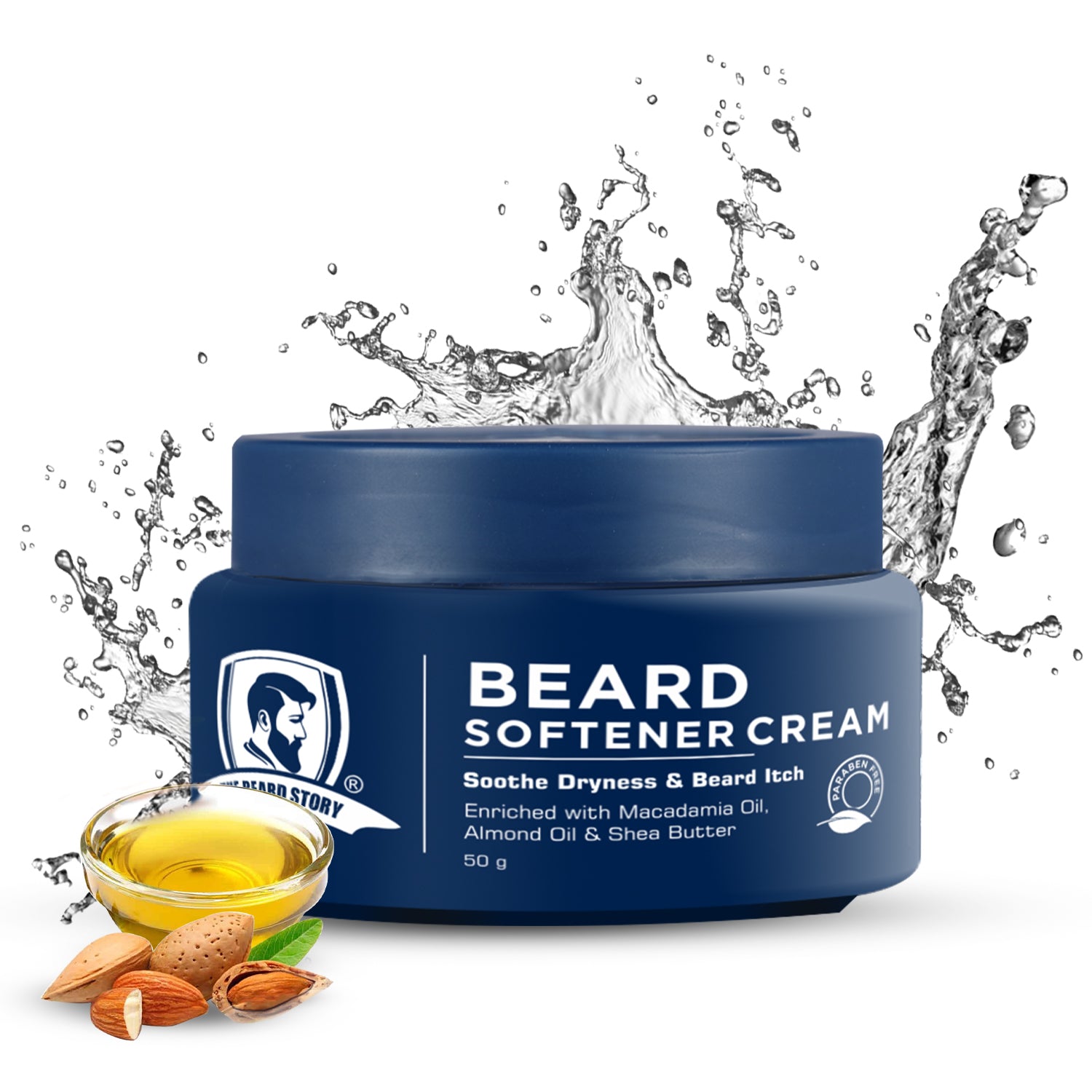 The Beard Story Beard Softener Cream for Men | Beard Growth Kit | Promotes Beard & Moustache Growth & Shine | Advanced Beard Range | 50ml