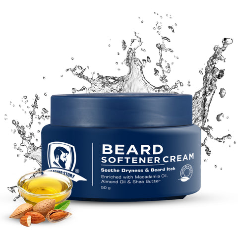 The Beard Story Beard Softener Cream for Men | Beard Growth Kit | Promotes Beard & Moustache Growth & Shine | Advanced Beard Range | 50ml