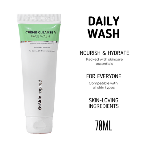 SkinInspired Creme Cleanser Facewash for Deep Cleansing | 70gm