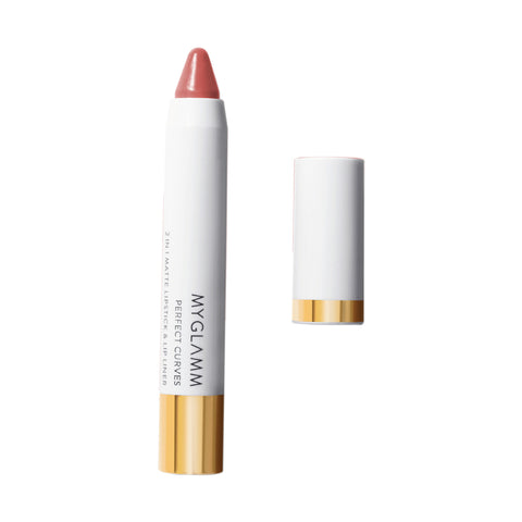 MyGlamm Perfect Curves Matte Lip Crayon-Spice It Up-3.7gm