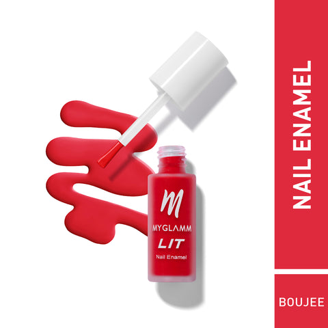 MyGlamm LIT Matte Nail Enamel-Boujee-7ml