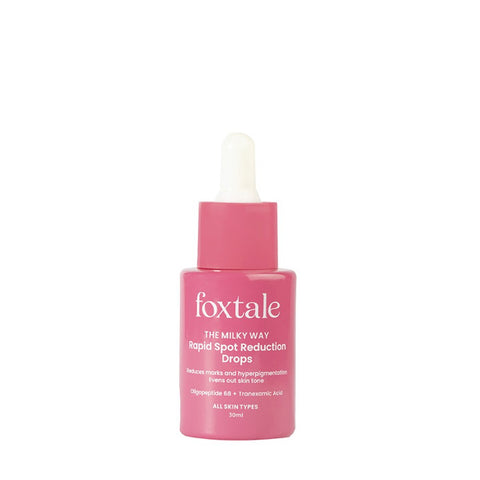 Foxtale The Milky Way Rapid Spot Reduction Drops For Hyperpigmentation & Dark Spot Removal with 3% Tranexamic Acid & Encapsulated Peptide | For All Skin Types - 30ml