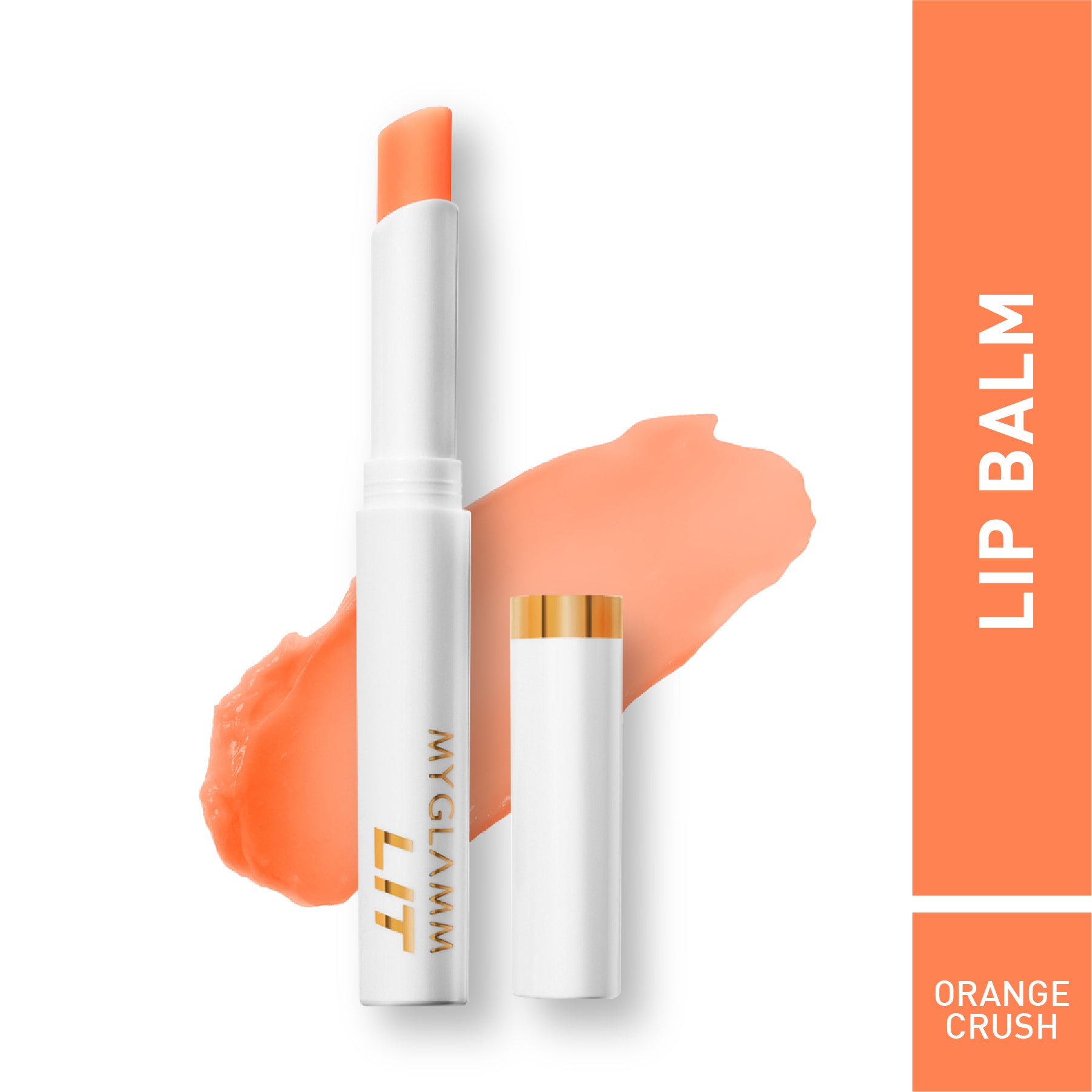 MyGlamm LIT PH Lip Balm-Orange Crush-2gm