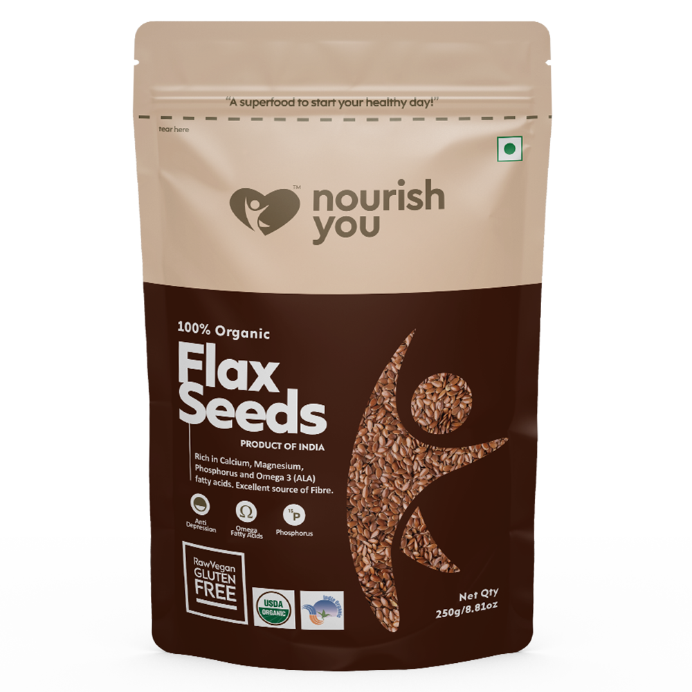 Nourish You Raw Flax Seeds ( kernels) - 250g