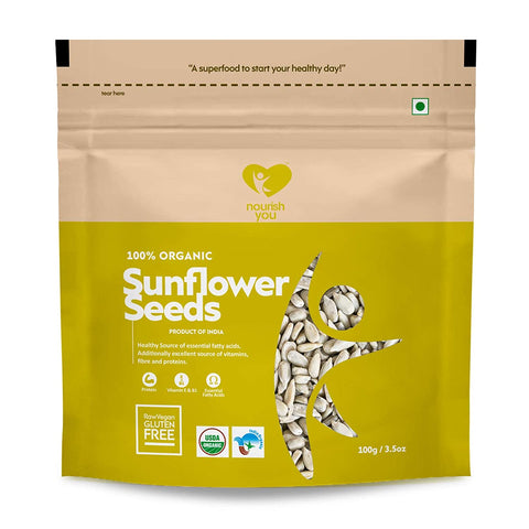 Nourish You Raw Sunflower Seeds ( Kernels) - 100g