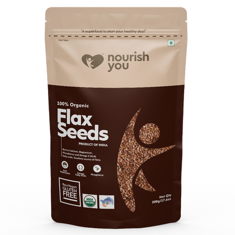 Nourish You Raw Flax Seeds ( kernels) - 500g