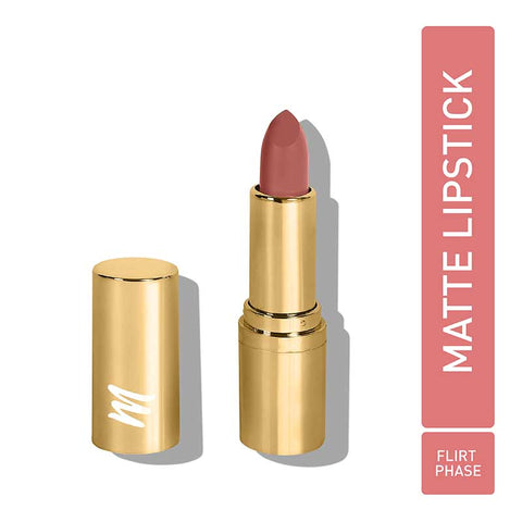 MyGlamm Treasure IT Suede Matte Lipstick-Flirt Phase-4.2gm