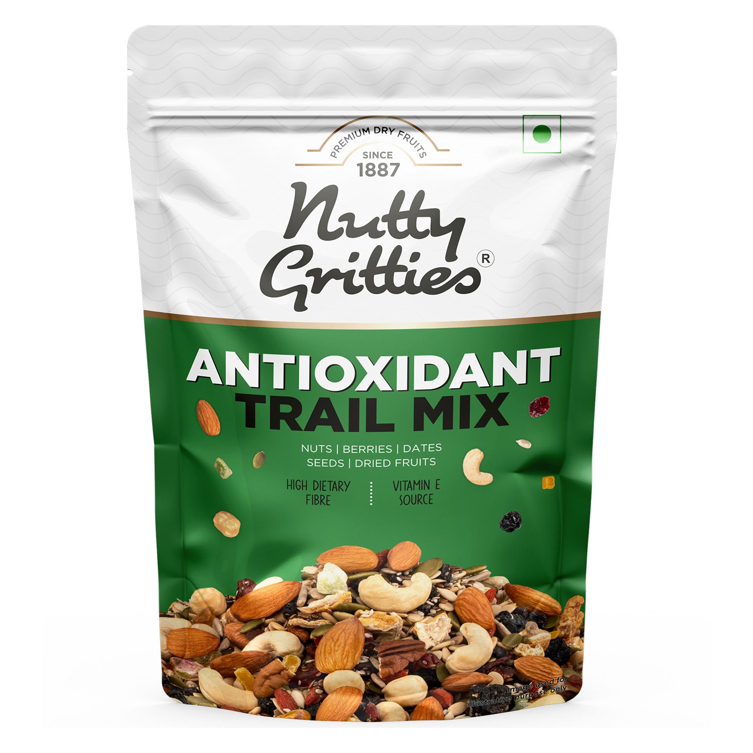 Nutty Gritties Antioxidant Mix, 21 Superfoods Mix in 1  Pack - 200g