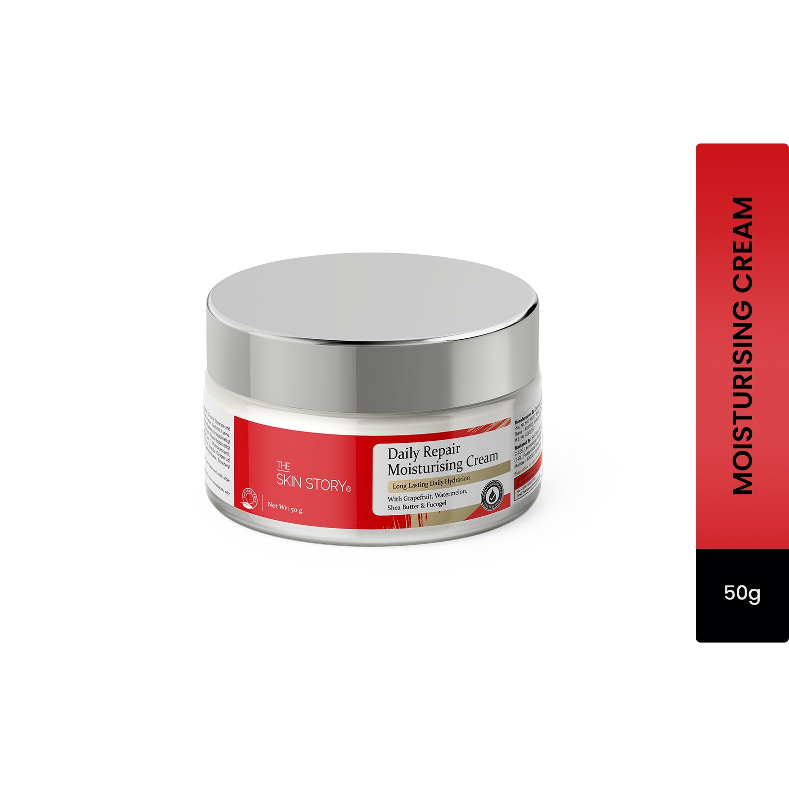 The Skin Story Moisturising Cream For Dry Skin | Heavy Weight |Face Moisturiser for Women|Watermelon, Shea Butter & Grapefruit| 50g