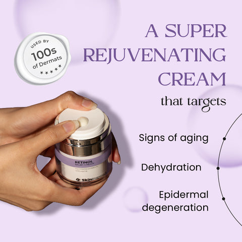 SkinInspired Retinol Night Cream For Wrinkles & Anti-Aging