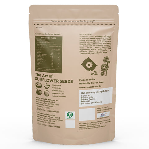 Nourish You Raw Sunflower Seeds ( Kernels) - 250g