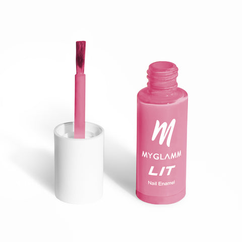 MyGlamm LIT Nail Enamel-Babe-7ml