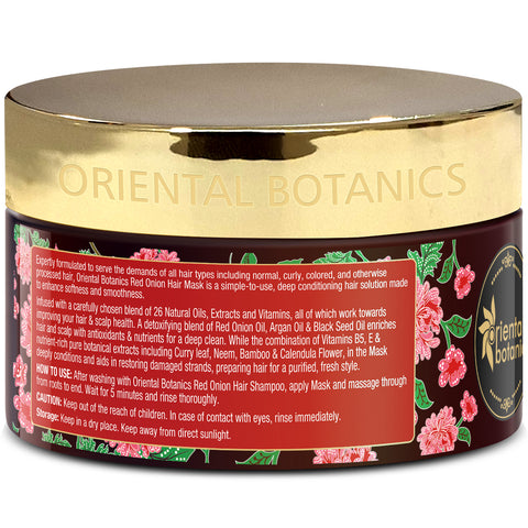 Oriental Botanics Red Onion Hair Mask With Red Onion Oil & 26 Botanical Actives, 200 ml (ORBOT46)