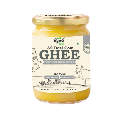 Gyros Farm | A2 Desi Cow Bilona Ghee Made From Curd