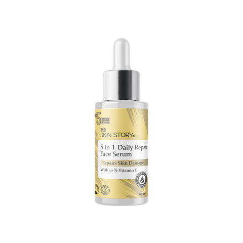 The Skin Story Vitamin C Serum for Glowing Skin | Enriched with Hyaluronic Acid & Vitamin C | All Skin Types