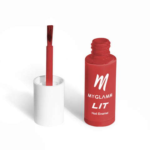 MyGlamm LIT Nail Enamel-Rad-7ml