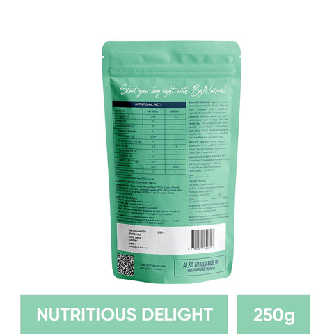 By Nature Overnight Rolled Oats - Dark Chocolate, 250g