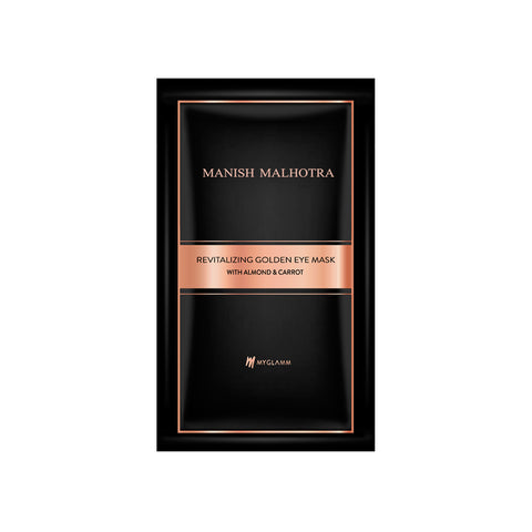 Manish Malhotra Beauty By MyGlamm Revitalizing Golden Eye Mask With Almond & Carrot-4gm