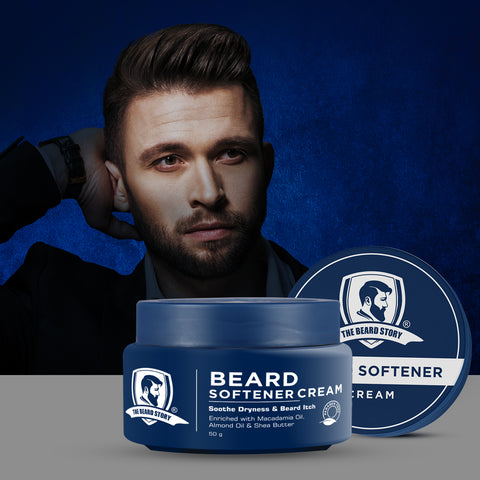 The Beard Story Beard Softener Cream for Men | Beard Growth Kit | Promotes Beard & Moustache Growth & Shine | Advanced Beard Range | 50ml