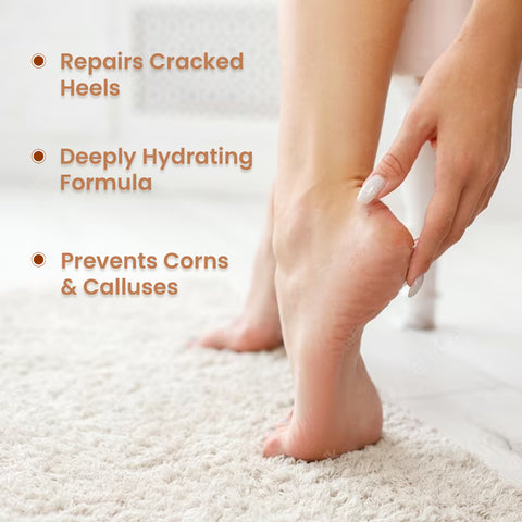 The Skin Story Foot Cream for Cracked Heels | Dry Feet | Repair Cream | Enriched with Shea Butter & Cocoa Butter | 50g