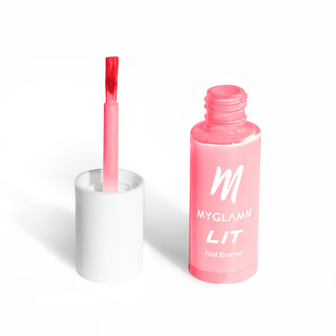 MyGlamm LIT Nail Enamel-Crushing-7ml