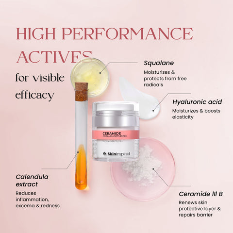 SkinInspired Ceramide Cream Moisturiser For Hydration & skin barrier