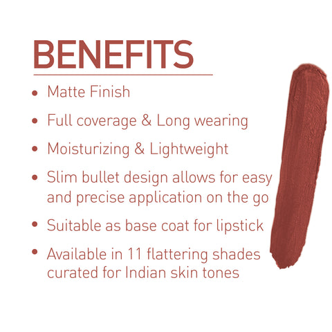 MyGlamm Perfect Curves Matte Lip Crayon-Biscotti-3.7gm