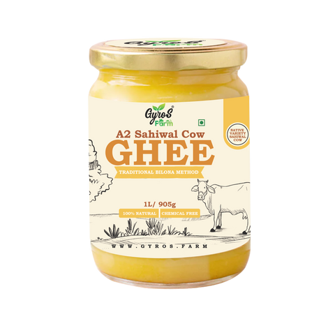 Gyros Farm | A2 Sahiwal Cow Bilona Ghee Made From Curd