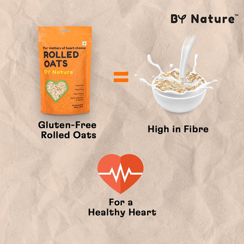 By Nature Rolled Oats, 500g